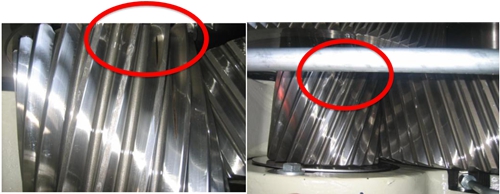 高速以及中速齒凹坑檢測