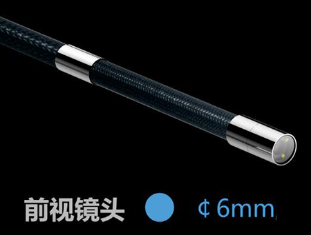 該款內窺鏡鏡頭直徑6mm，公安刑偵、安保人員可通過門縫、窗戶等狹小空間實現對目標觀測