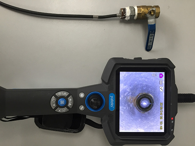 HIE系列便攜式usb工業(yè)內(nèi)窺鏡檢測效果圖一